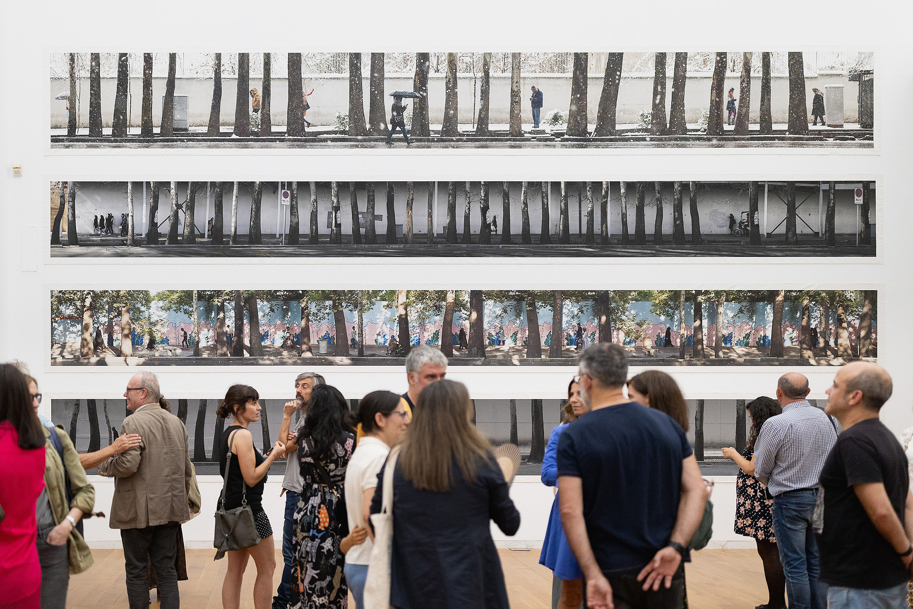 Exposición La Acera, de Asghar Farhadi, en Santiago de Compostela. Centro Galego de Arte Contemporánea, comisariada por Zara Fernández de Moya