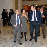 Exposición Yusur-Puentes: Paisaje y arquitectura en Marruecos y España, que formó parte del programa cultural de la Presidencia española de la Unión Europea