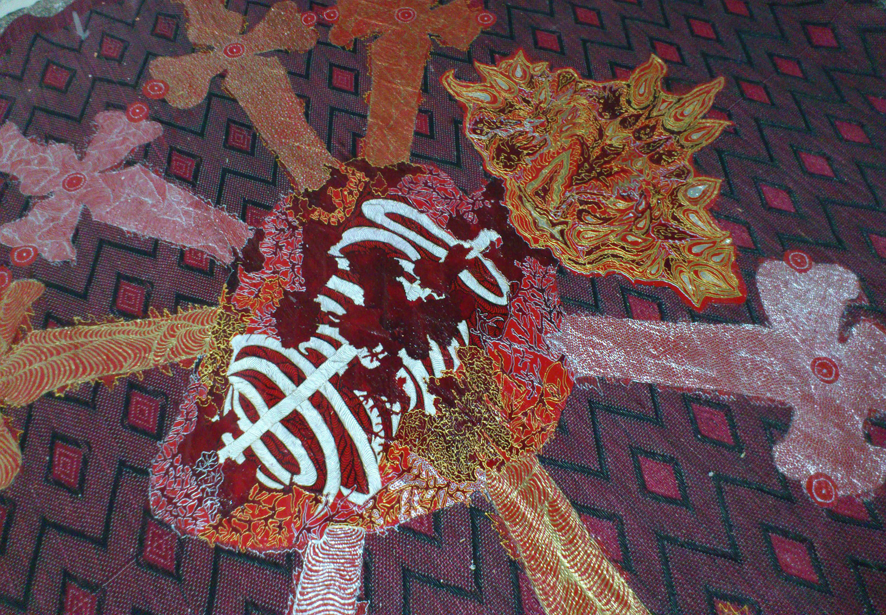 Obra de Marina Vargas para la Primera Bienal de Casablanca en 2012