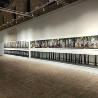 Exposición La Acera, de Asghar Farhadi, en la Alhóndiga de Segovia, comisariada por Zara Fernández de Moya