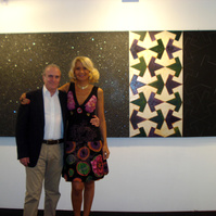 Zara Fernández de Moya comisariando a ocho artistas españoles en la Primera Bienal de Casablanca en 2012
