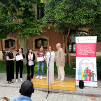 Exposición Apátridas: El laberinto de los invisibles, comisariada por Zara Fernández de Moya en la Universidad Nebrija