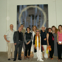 Zara Fernández de Moya comisariando a ocho artistas españoles en la Primera Bienal de Casablanca en 2012