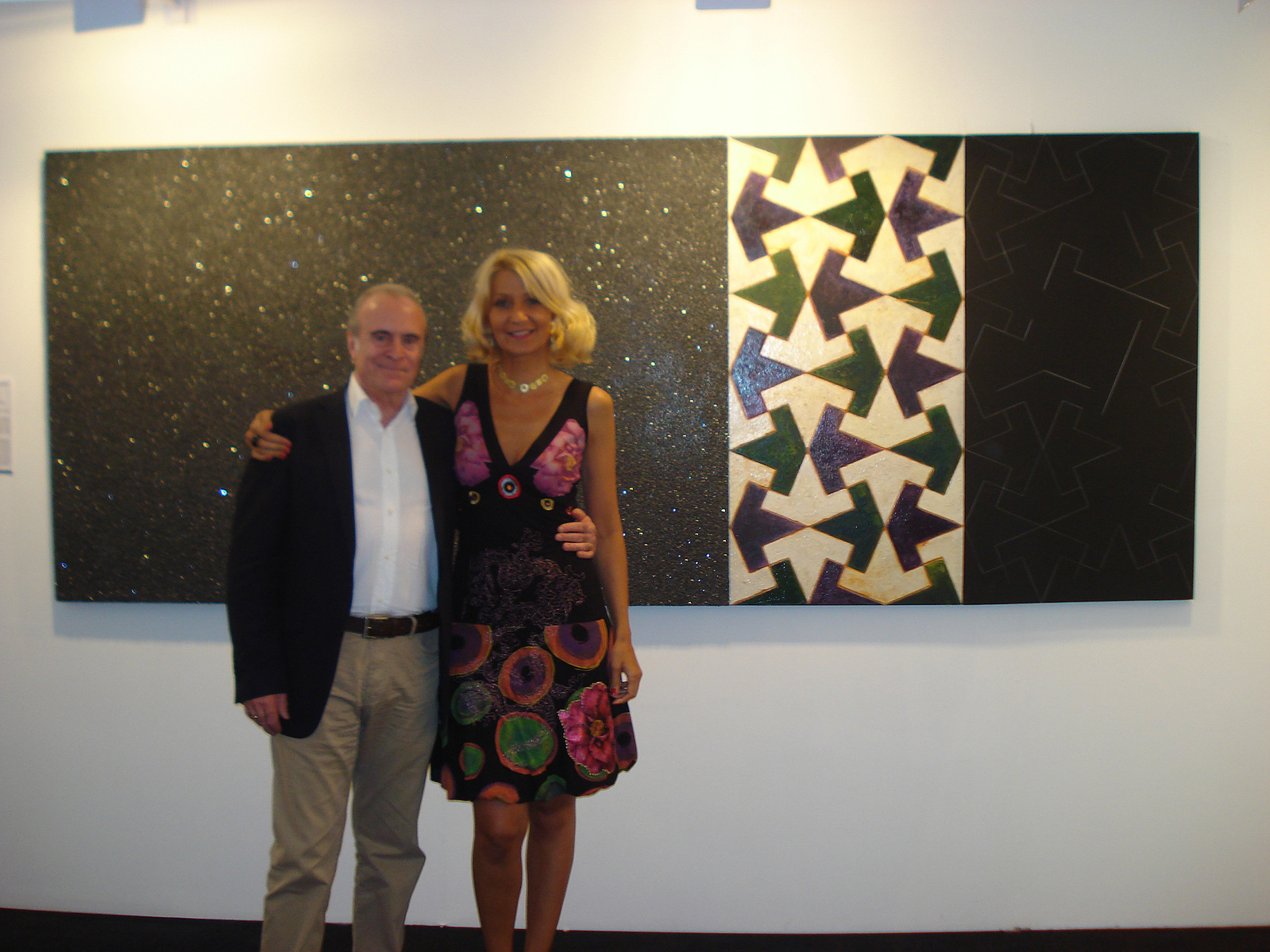 Zara Fernández de Moya comisariando a ocho artistas españoles en la Primera Bienal de Casablanca en 2012