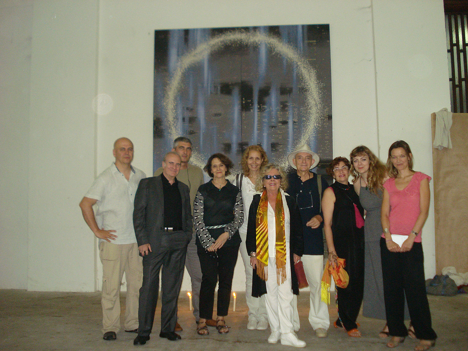 Zara Fernández de Moya comisariando a ocho artistas españoles en la Primera Bienal de Casablanca en 2012