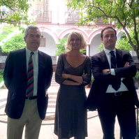 Equipo organizativo de la exposición “Nur: la Luz en el Arte y la Ciencia de mundo Islámico”, promovida por La Fundación Focus-Abengoa