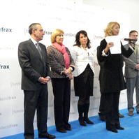 Zara Fernández de Moya presenta la exposición Yusur-Puentes: Paisaje y arquitectura en Marruecos y España, que formó parte del programa cultural de la Presidencia española de la Unión Europea