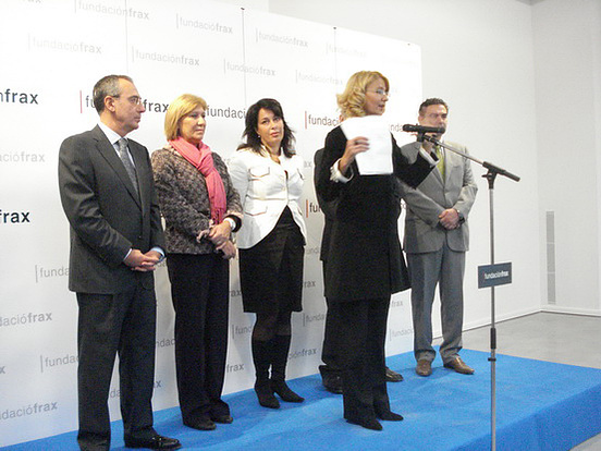 Zara Fernández de Moya presenta la exposición Yusur-Puentes: Paisaje y arquitectura en Marruecos y España, que formó parte del programa cultural de la Presidencia española de la Unión Europea