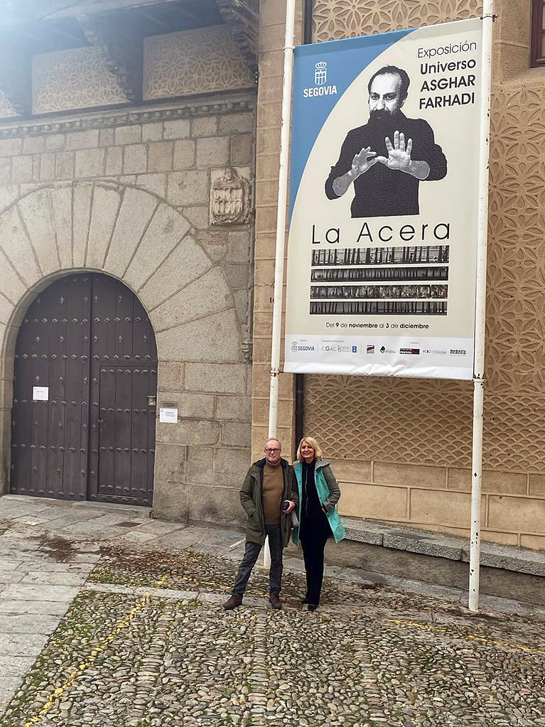 Exposición La Acera, de Asghar Farhadi, en la Alhóndiga de Segovia, comisariada por Zara Fernández de Moya