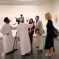 Instalación "Signos Mutantes" de Diego Moya en el encuentro anual de la SIAF - HORIZONTS de Sharjah