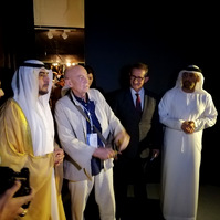 Instalación "Signos Mutantes" de Diego Moya en el encuentro anual de la SIAF - HORIZONTS de Sharjah