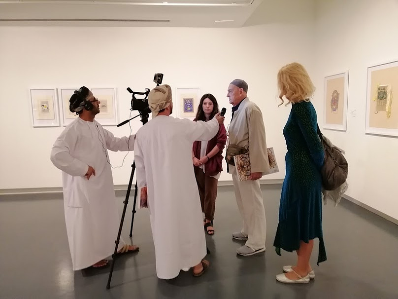 Instalación "Signos Mutantes" de Diego Moya en el encuentro anual de la SIAF - HORIZONTS de Sharjah