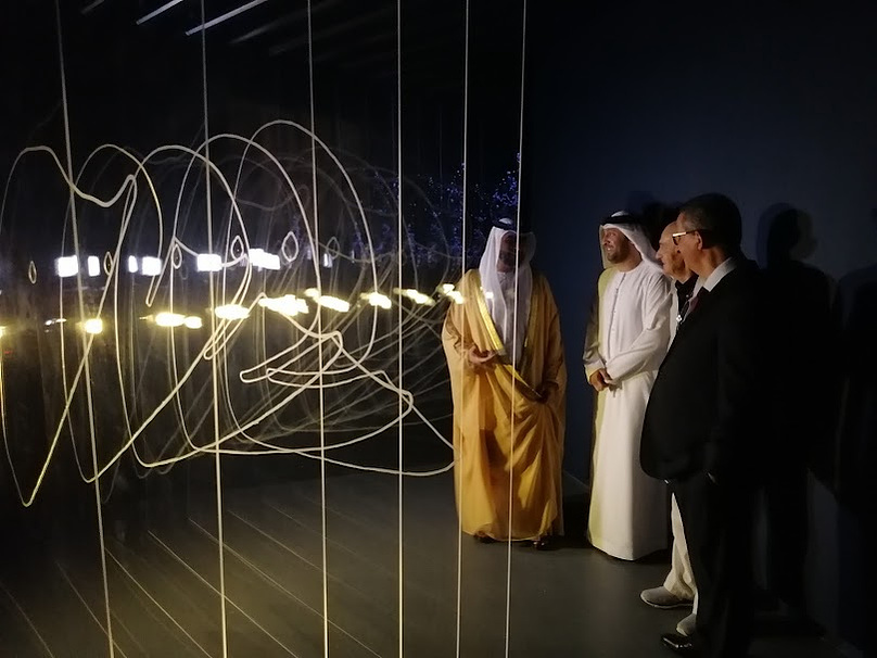 Instalación "Signos Mutantes" de Diego Moya en el encuentro anual de la SIAF - HORIZONTS de Sharjah
