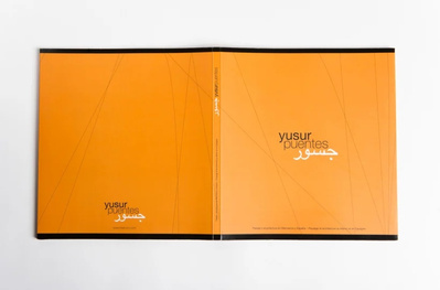 Catálogo de la exposición Yusur-Puentes: Paisaje y arquitectura en Marruecos y España, que formó parte del programa cultural de la Presidencia española de la Unión Europea