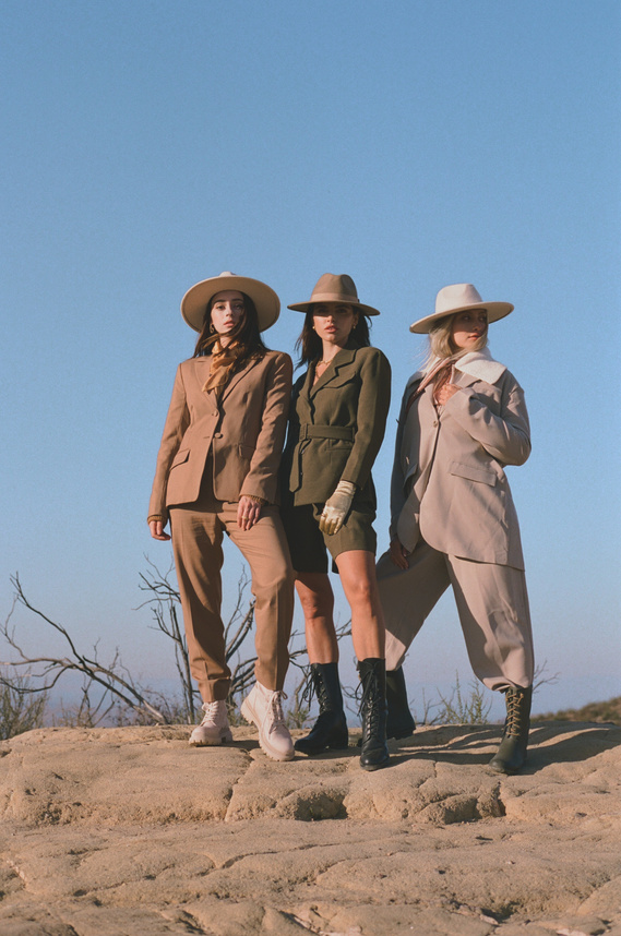 Morgan Burke, Kassidy Ramirez, Svetlana Uchuvatova shot on film by gara  for New Wave Mob Journal- The long lost disciple