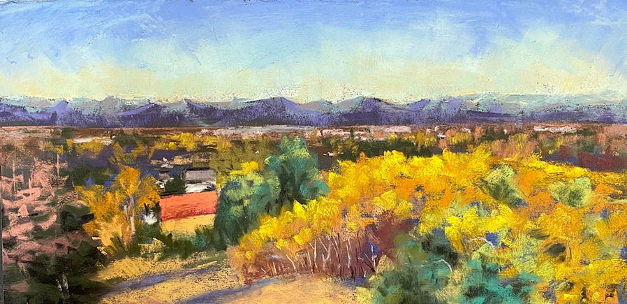 #Ranchlands #fall #autumn #pastelpainting #alberta #canadianlandscape