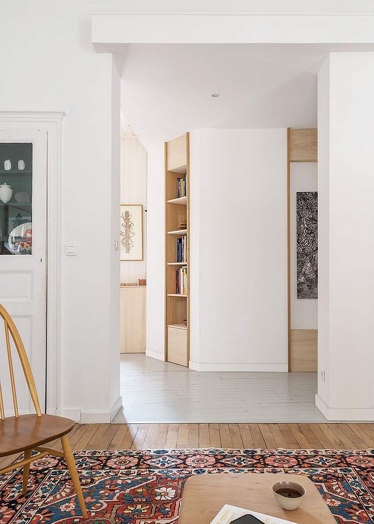 TRESTLES - Nantes, appartement de centre ville - Créer une réelle entrée et imaginer une nouvelle chambre - Emilie Guitton - Architecte d'intérieur - Grand ouest - Nantes - Bretagne - Aquitaine - Pays Basque