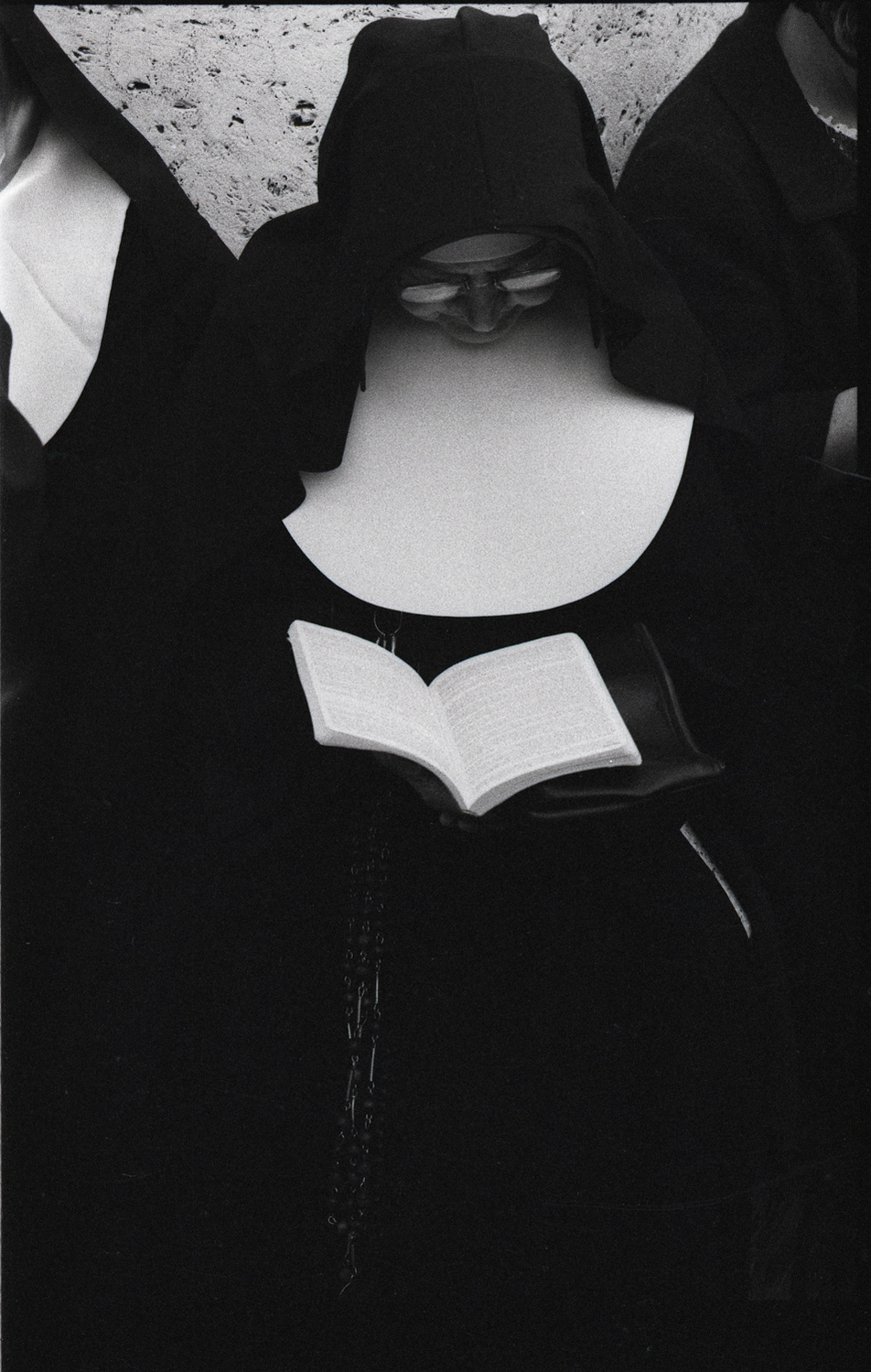 Italy, Nun, Rome, 1964, Photography, Black and White,  Hope, Herman Wurmfeld, Hope Wurmfeld, Hope Herman Wurmfeld