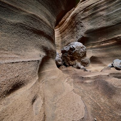 Gran Canaria landscape photograph featuring Barranco de Las Vacas