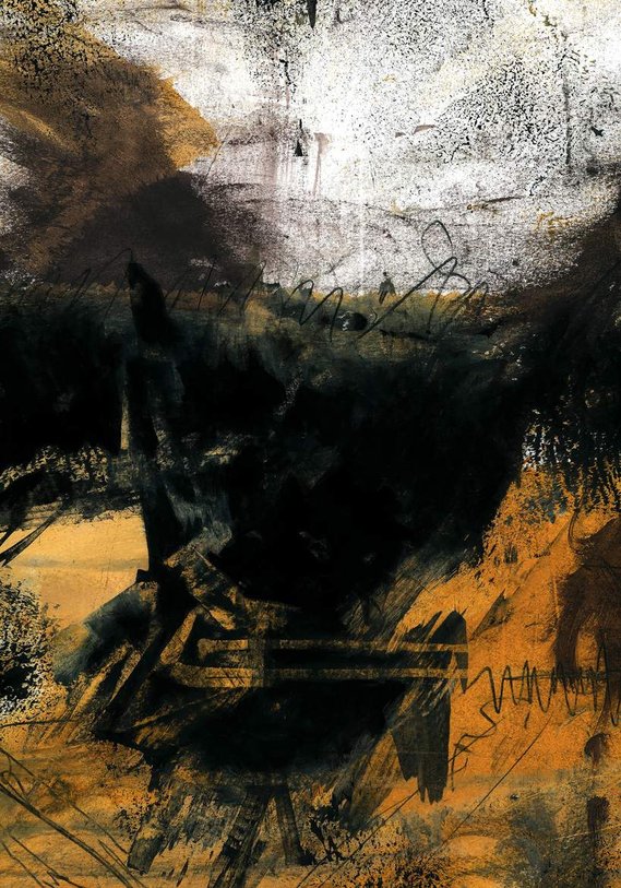 Abstract art from the series GEOLOGIC by Cam Villar