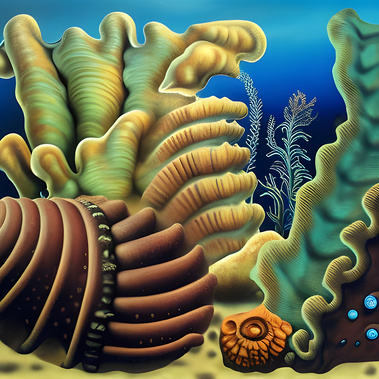 Surreal underwater art print by Cam Villar