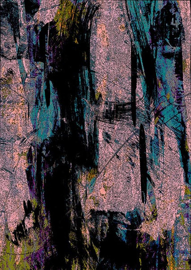 Sentinel is an expressionistic modern art painting by Cam Villar