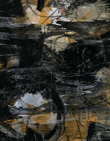 Oculus is an expressionistic modern art painting by Cam Villar