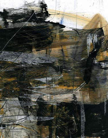Monument is an expressionistic modern art painting by Cam Villar