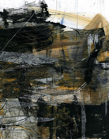 Monument is an expressionistic modern art painting by Cam Villar