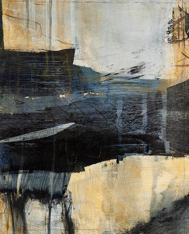 Monitor is an expressionistic modern art painting by Cam Villar