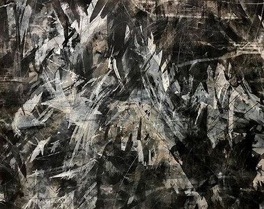 Crystal is an expressionistic modern art painting by Cam Villar