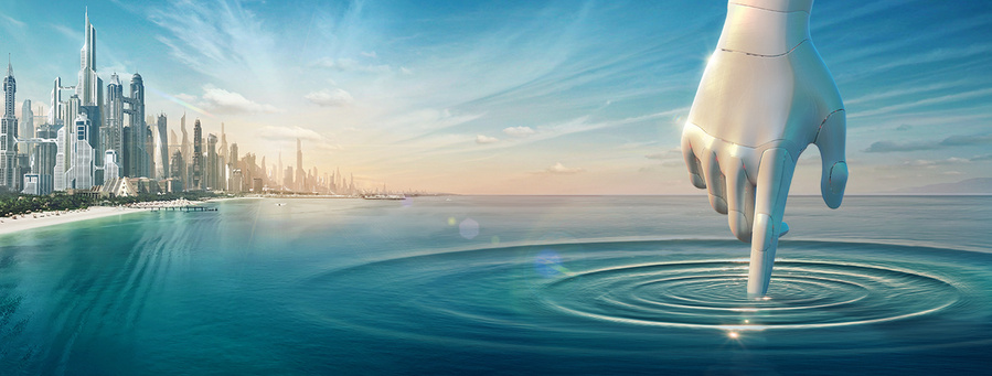Toshiba Smart Community filters all the water coming in and out of the city