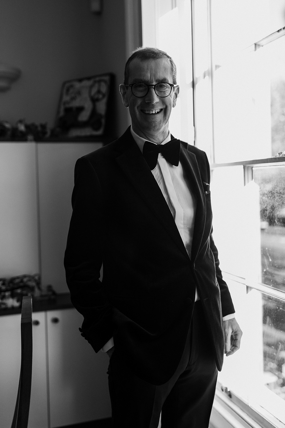 Father of bride portrait