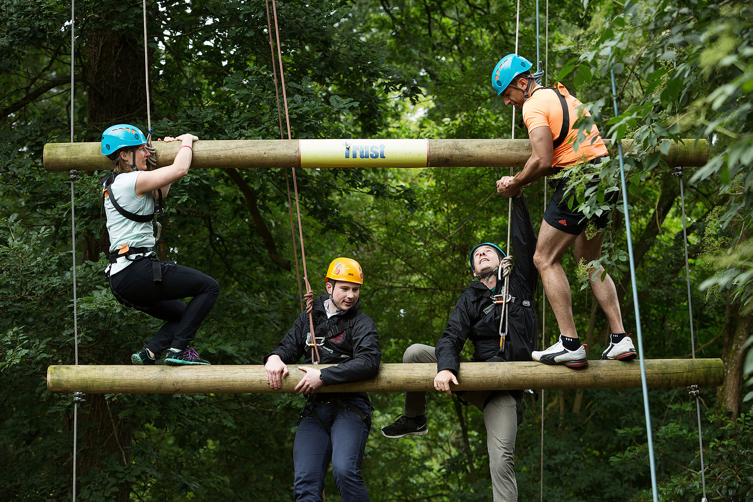 Corporate team building event image of attendees activities at Hines Corporate Conference in Carton House, Dublin, Ireland