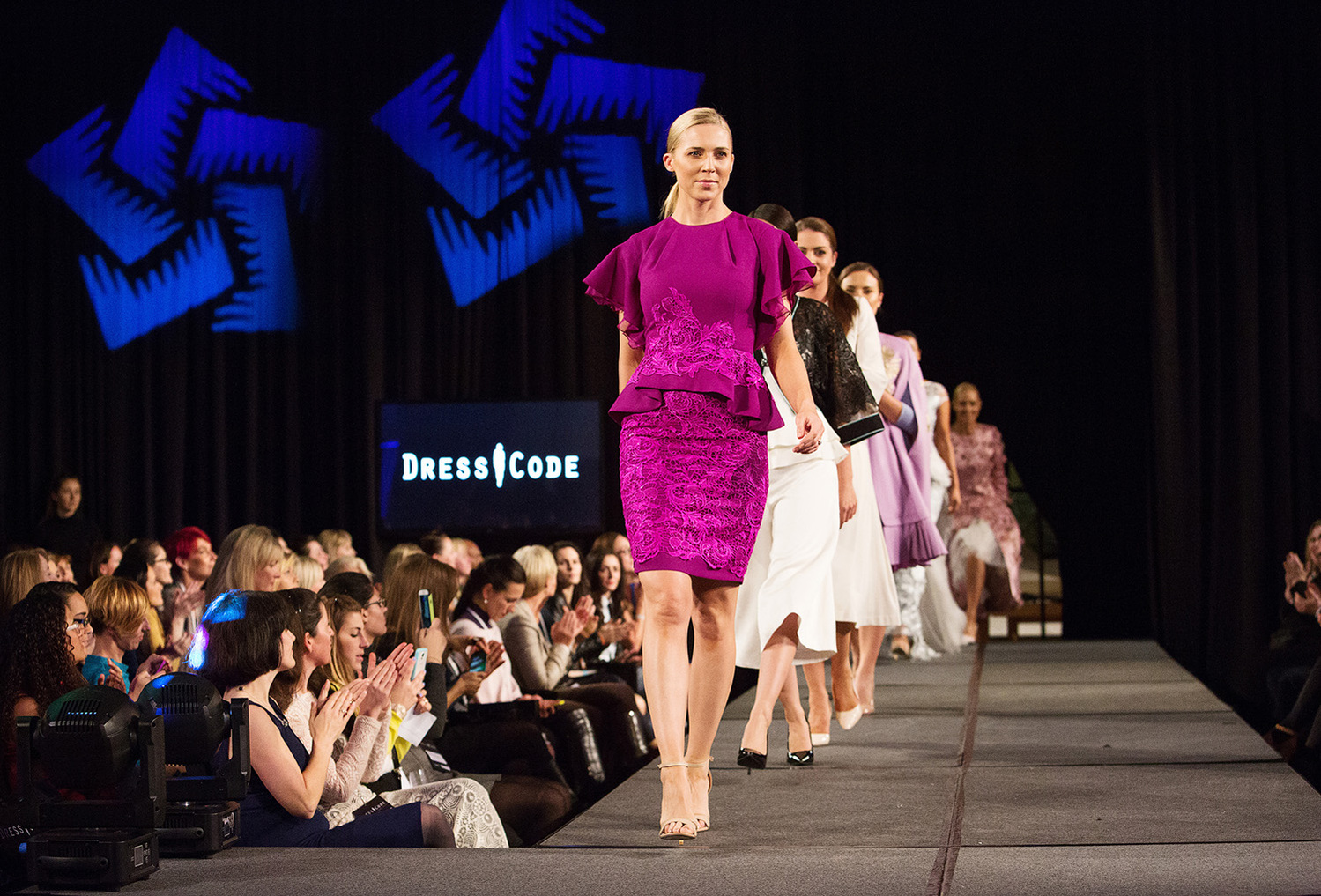 Live fashion show event in Dublin Dress for Success  WorkEqual professional event photographer