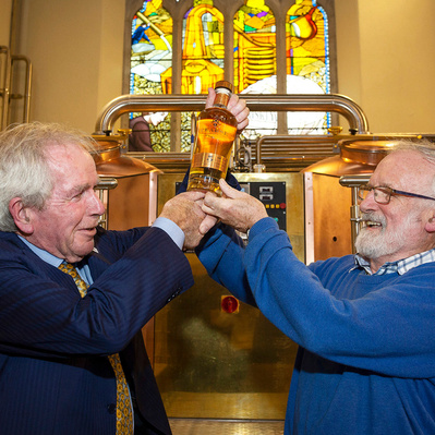 Pearse Lyons Distillery celebrating the launch of the exclusive Pearse 5-Year-Old Single Malt Irish Whiskey. Social event photographer Dublin 