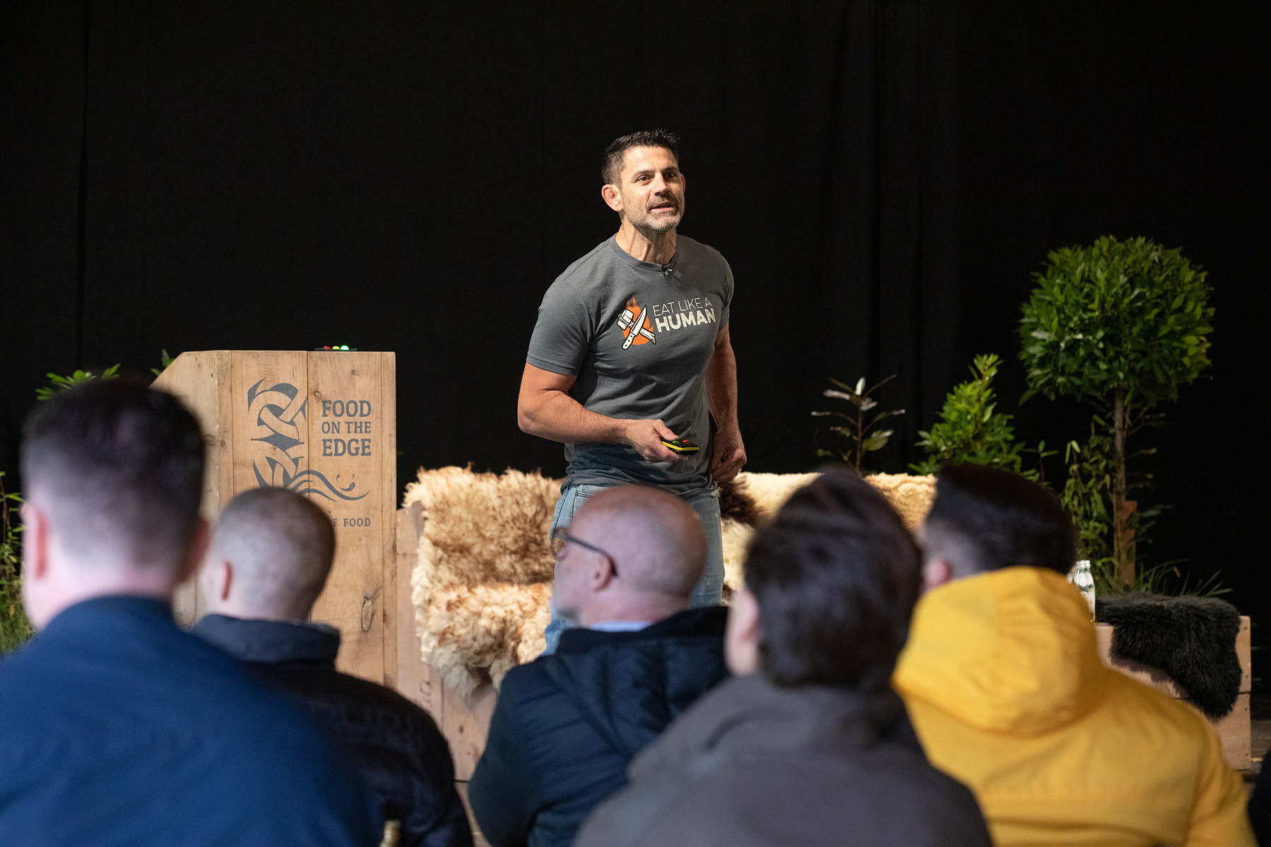 Male speaker talking on stage at FOTE conference Events & Press/PR Photographers Dublin