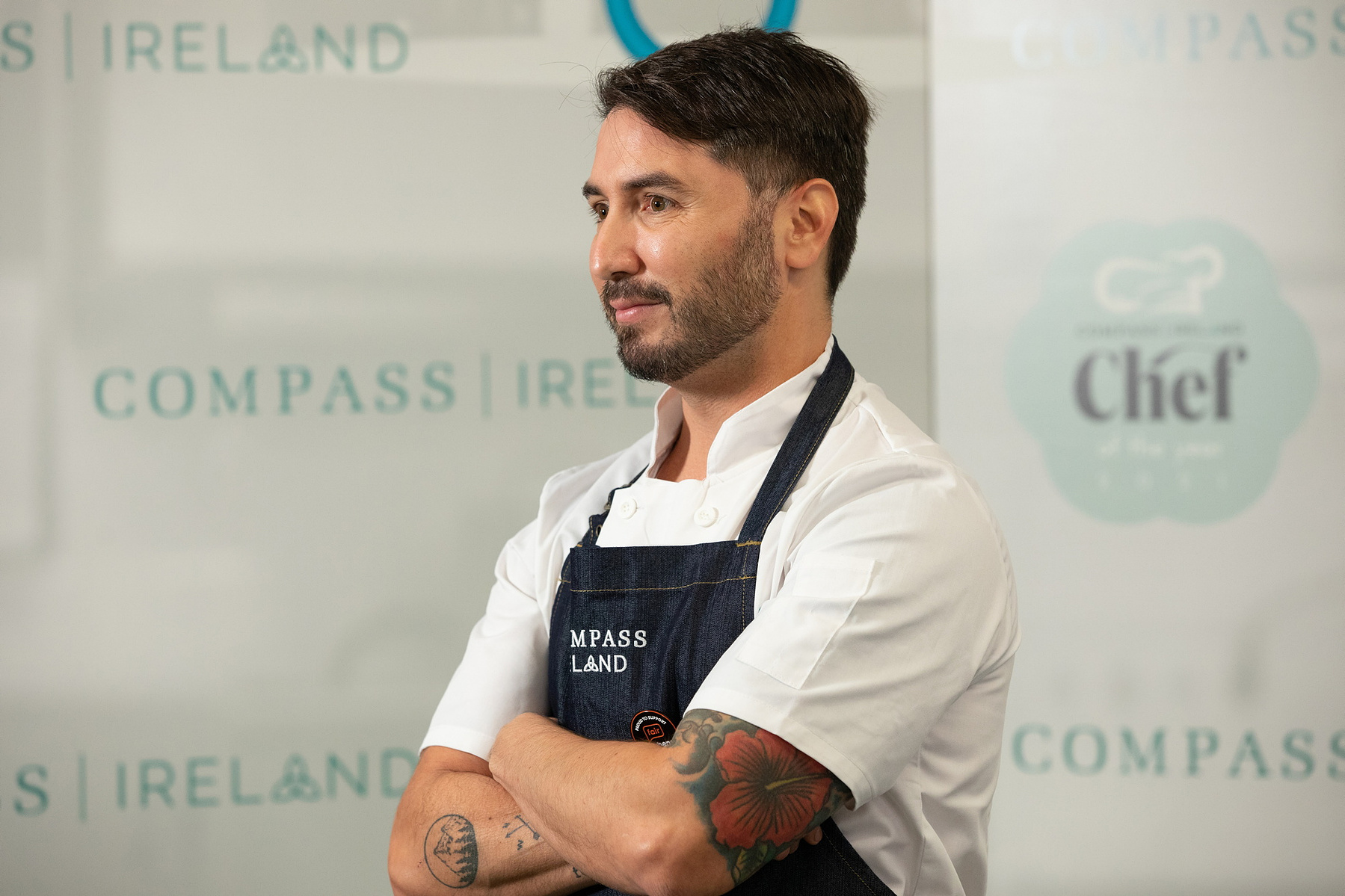 Male chef in apron commercial food photographer dublin 