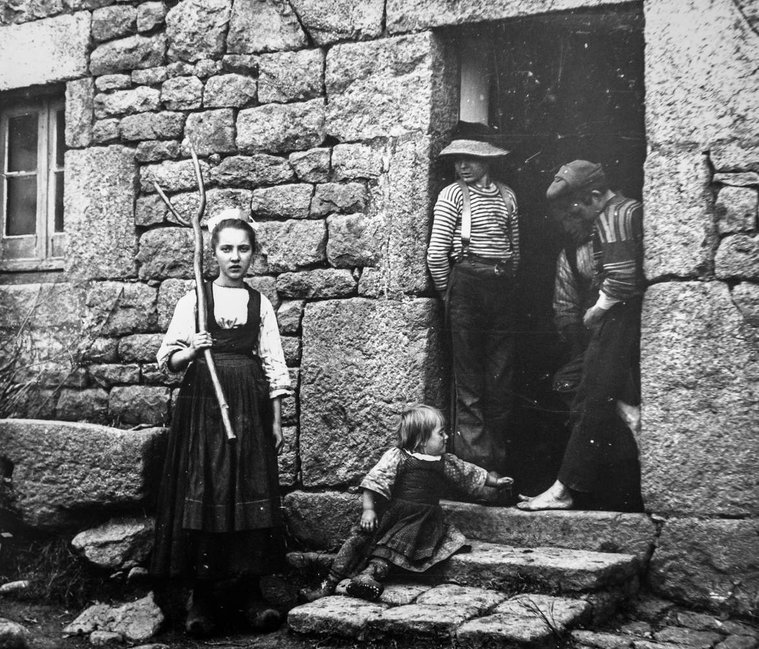 Photographie Fernand Cadoret, Kercadoret, région du Faouët, circa 1900