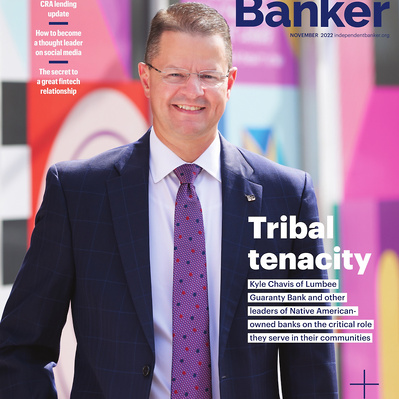 Kyle Chavis Independent Banker Magzine