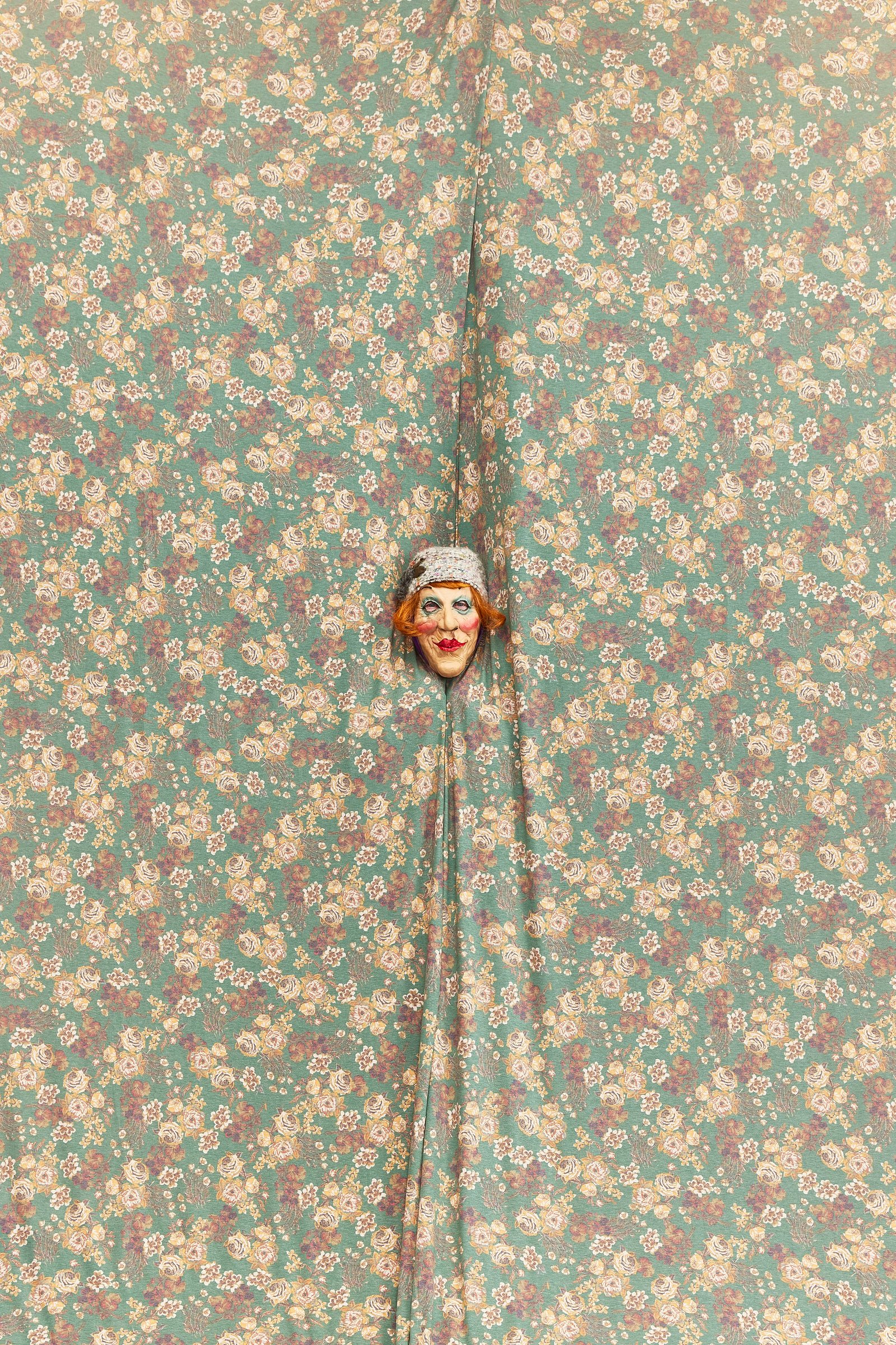 Portrait of a mummer in St John's, Newfoundland. Jill Richards was photographed by Adam Coish Photography in 2022.