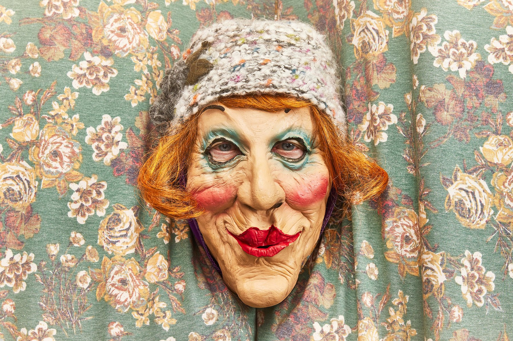 Portrait of a mummer in St John's, Newfoundland. Jill Richards was photographed by Adam Coish Photography in 2022.