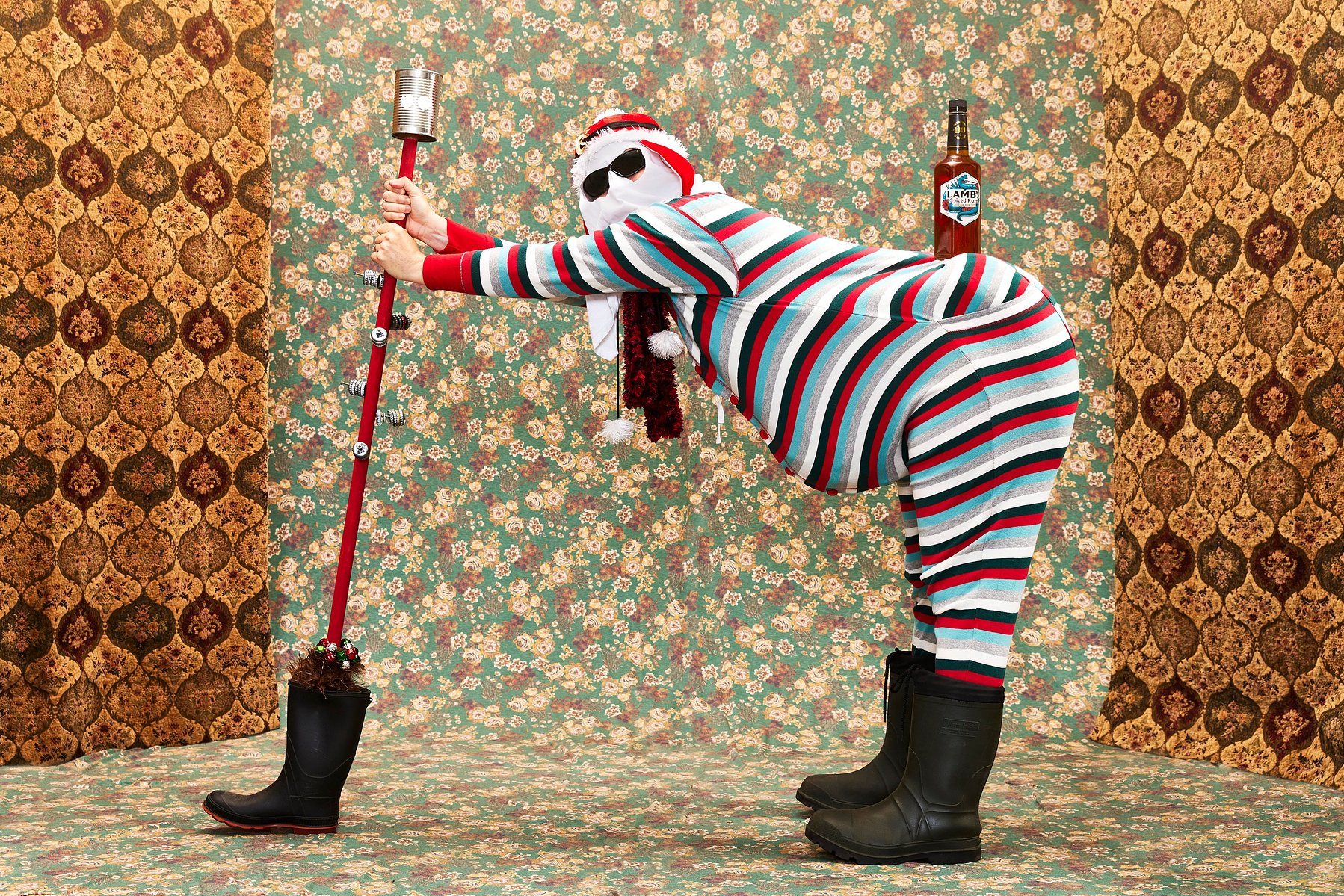 Portrait of a mummer in St John's, Newfoundland. Alison Ambi was photographed by Adam Coish Photography in 2022.