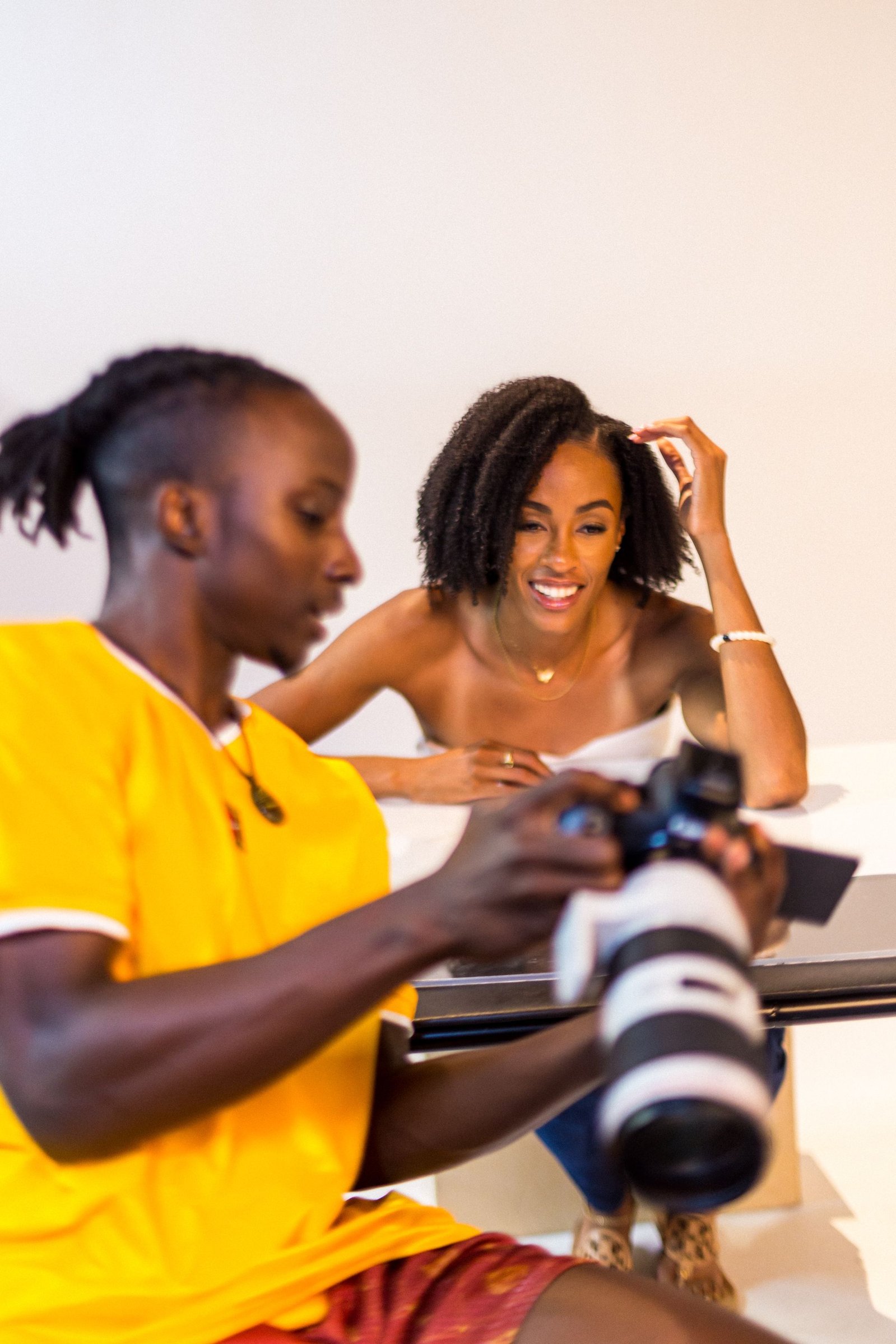 Photographer and client image review
