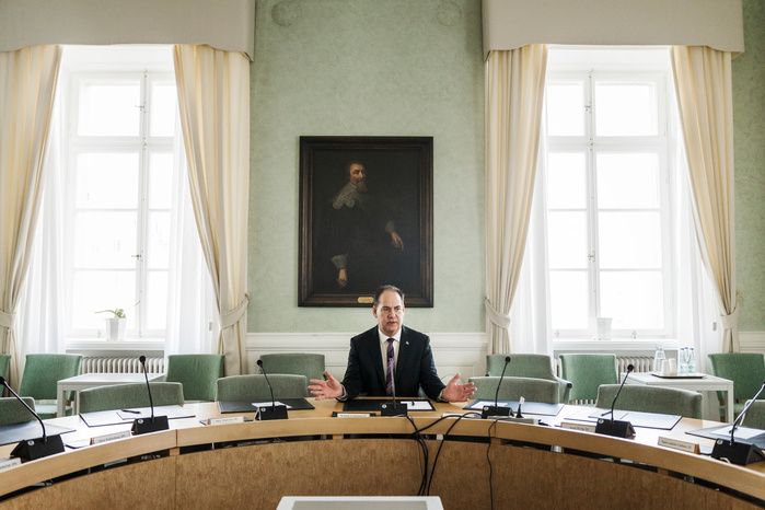 20220328 Stockholm Nyheter Intervju med utrikesskottets ordförande om Ukraina, Kenneth G Forslund, riksdagsledamot (S)
Foto: Josefine Stenersen