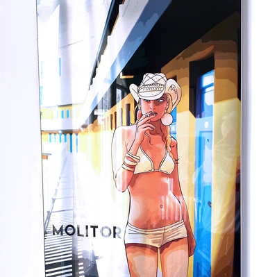 MOLITOR Printed on Subligraphie/Chromalux 66 x 100 cm n° 1/10