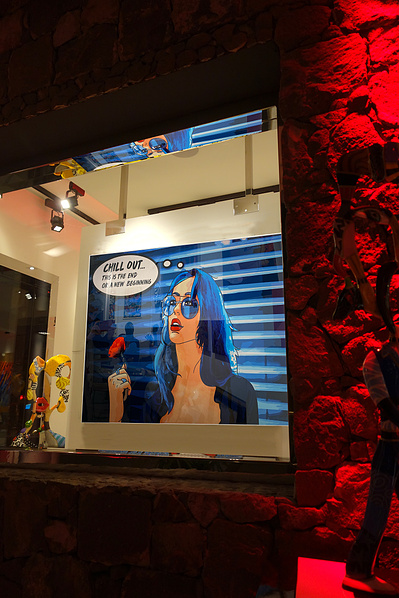 Blue Hotel. Galerie St Barth.