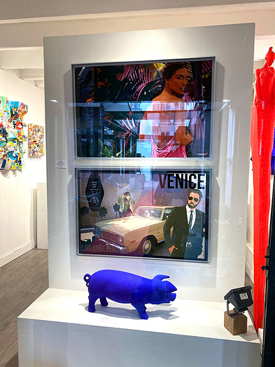 La Tahitienne / L.A. Venice. Galerie Daniel Hanemian Paris