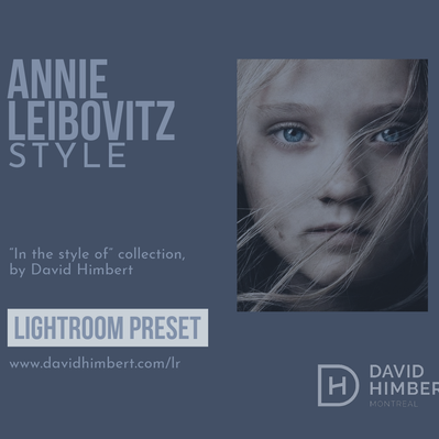 Annie Leibovitz Lightroom Preset Style