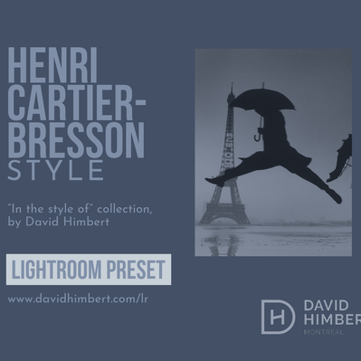 Henri Cartier-Bresson Lightroom Preset Style